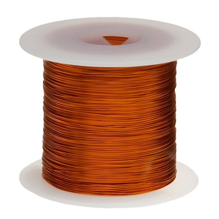 Magnet Wire, 240C, Heavy Build Enameled Copper Wire, 16 AWG, 10 Lb, 126Ft Length, 00545 Dia, Nat